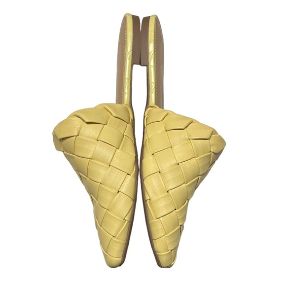 NEW Circus by Sam Edelman Olena Woven Mules size 8.5 Yellow - Picture 3 of 11